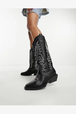 ASOS Camden flat western boots in