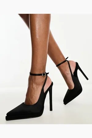 Simmi London Simmi London Landen platform heeled court shoe in satin