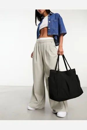 ASOS Oversized heavyweight canvas tote bag in