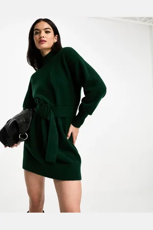 & OTHER STORIES Belted knitted dress in