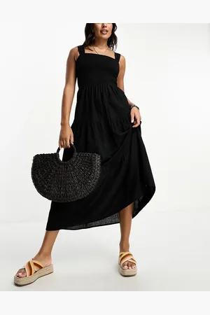 Esmée Esmee Exclusive shirred waist maxi summer dress in