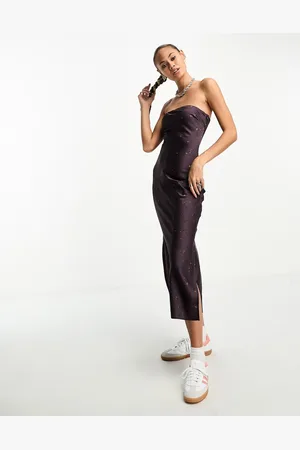 Emory Park high waist straight leg pants in pinstripe co-ord