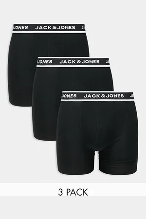 JACK & JONES 3 pack long trunks in