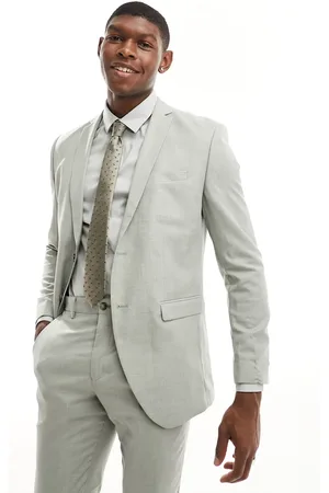JACK & JONES Premium slim fit suit jacket in pale