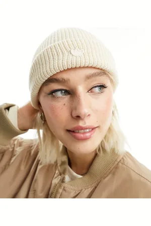 adidas Trefoil fisherman beanie in off