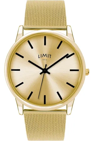 Limit Watch with mesh bracelet and dial in champagne
