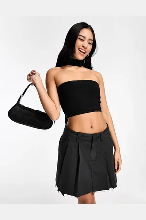 New Look Slinky jersey bandeau with neck tie in