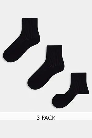 Weekday Bella 3-pack ribbed socks in
