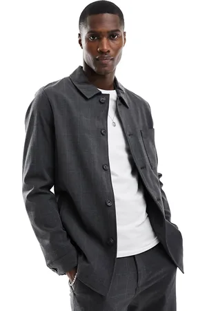 SELECTED Hybrid suit jacket in check