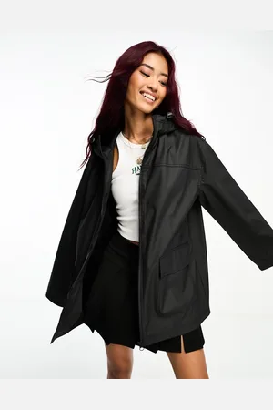 ASOS Rubberised rain coat in