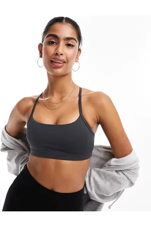 Cotton On Workout crop top in Navy