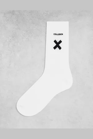 COLLUSION Unisex logo sock in