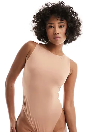 ASOS All Day smoothing racer body in camel