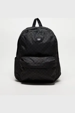 Vans Old skool check backpack in and dark grey