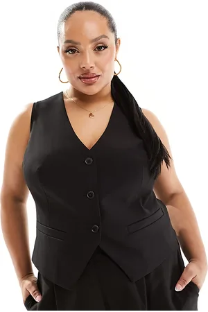 ASOS ASOS DESIGN Curve tailored waistcoat in