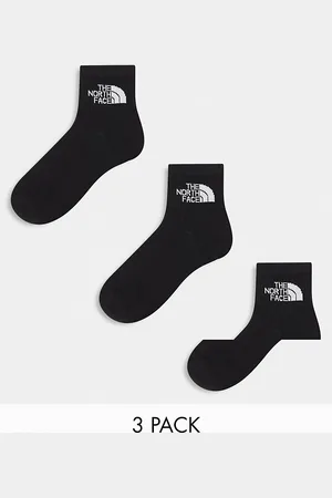 The North Face Simple Dome 3 pack logo ankle socks in