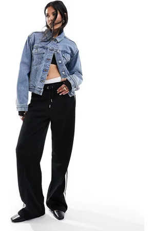 ASOS Denim western jacket in midwash