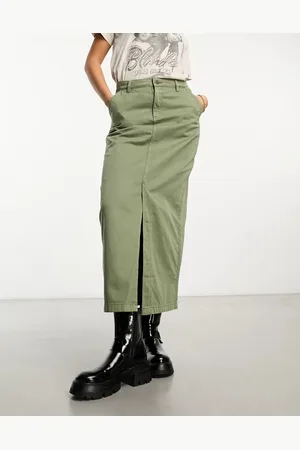 Cotton On Cotton On ryder utility maxi skirt in khaki