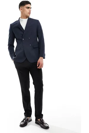JACK & JONES Premium double breasted suit jacket in