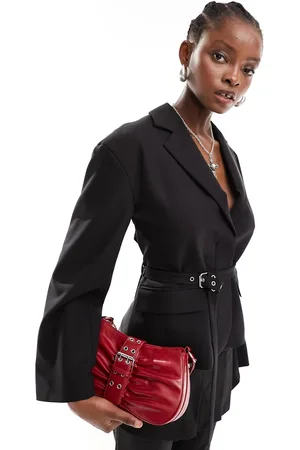 COLLUSION Co-ord buckle blazer in
