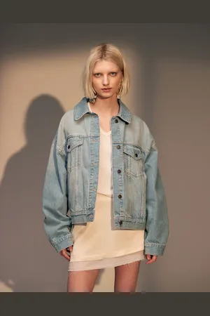 Topshop hybrid best sale borg denim jacket