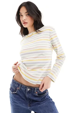 & OTHER STORIES Long sleeve top in colour stripes