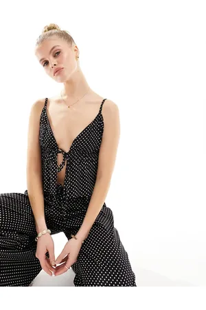 Esmée Esmee beach crop top co-ord in polka dot