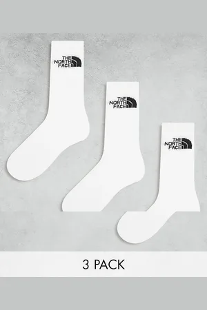 The North Face Simple Dome 3 pack logo socks in