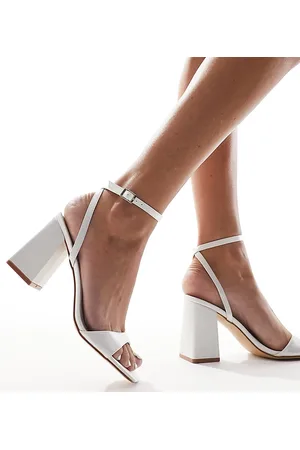 Be Mine Bridal Wink 2 heeled sandals in ivory satin