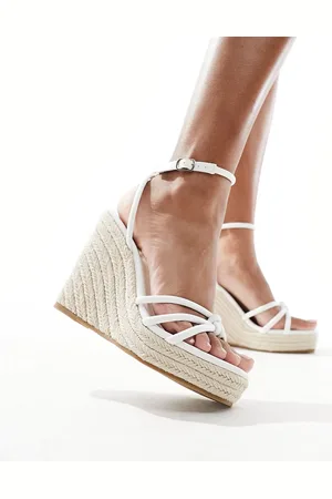 Glamorous Espadrilles wedge heeled sandals in