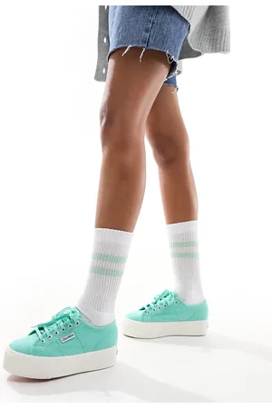 Superga 2790 linea up and down in green