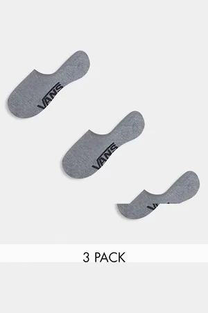 Vans 3 pack classic no show socks in
