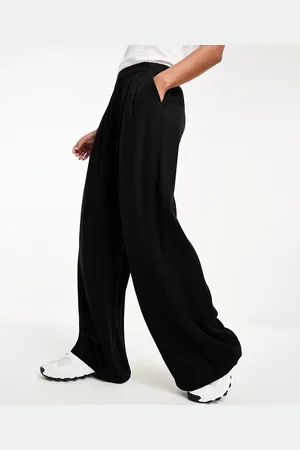 ASOS Clean front wide leg trouser in