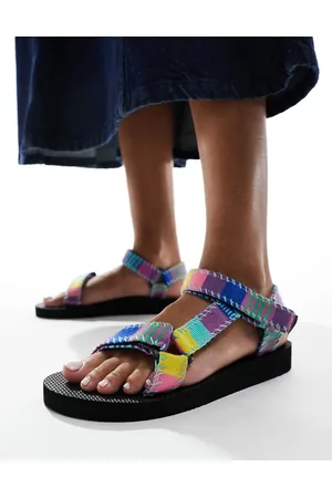 Arizona Love S Trekky patchwork print sandals in