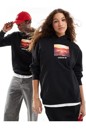 adidas Sunset graphic unisex hoodie in