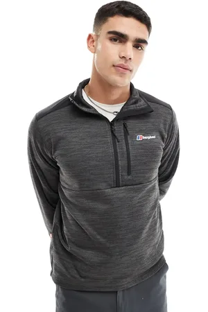 Berghaus Thraskii Half Zip Fleece in DARK