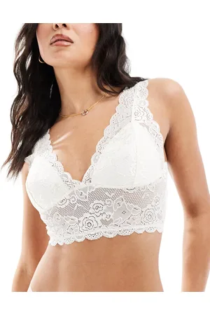 ONLY Cropped lace bralette in