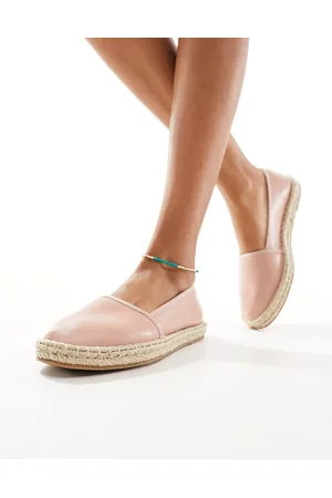 ASOS Joey closed toe espadrilles in pale