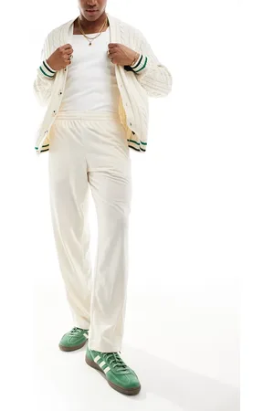 adidas Firebird track pants in off