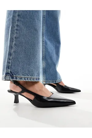 Stradivarius Minimal slingback heel in