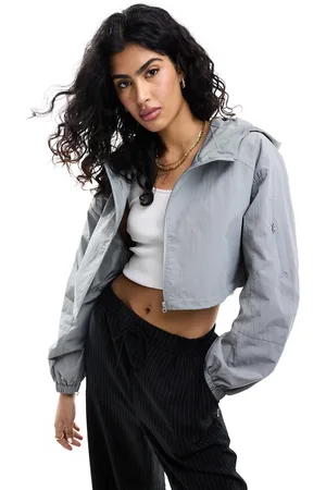 ASOS Cropped hooded rain jacket in