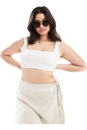 In The Style Linen look tie side skort in stone
