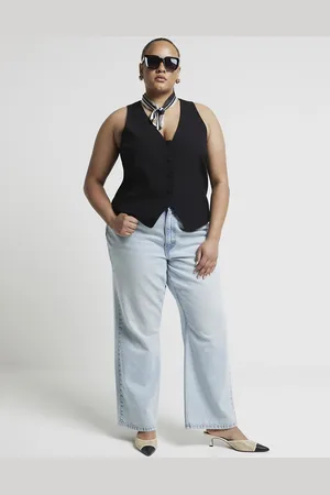 River Island Button front waistcoat in