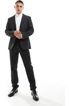 ASOS Slim suit jacket in pindot