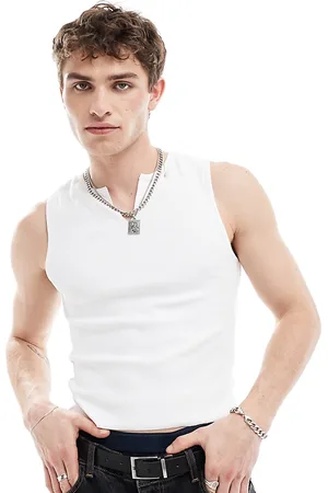COLLUSION Notch neck vest in