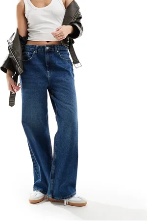 ONLY Maisie low rise baggy jean in dark wash