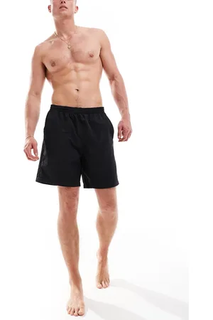 Weekday Ed skater style swim shorts in