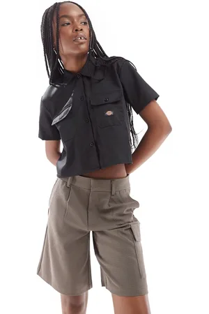 Dickies Cropped work shirt with pockets in