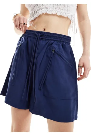& OTHER STORIES Elasticated waist super soft shorts with zip pockets in