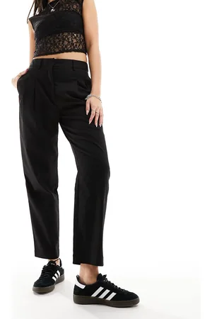 Monki Tailored trousers with tapered leg in